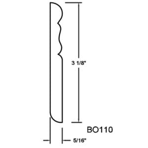 Plinthe Réversible 3 1/8