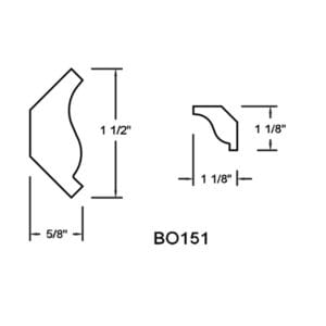Ogee 1 1/2