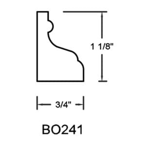 Coin intérieur 1 1/16
