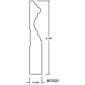 Plinthe 4 1/4