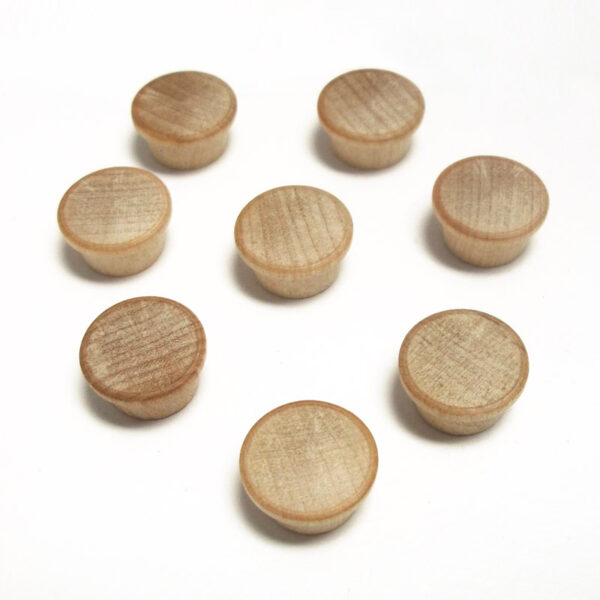 Hardwood Buttons 1/2"